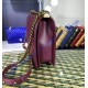 Chanel Boy Large Quilted Flap Bag in Wine Red